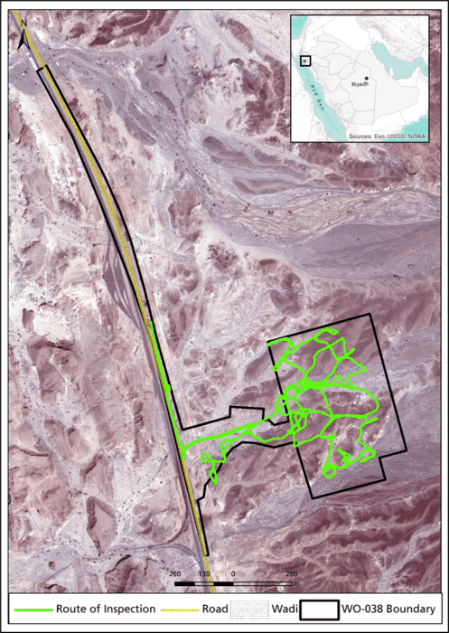 Staterra's ecological survey of WO-038 Oxagon Site at NEOM