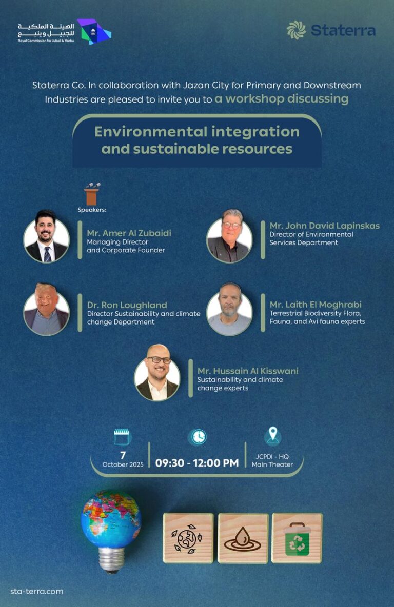 Staterra & Royal Commission Jazan workshop
